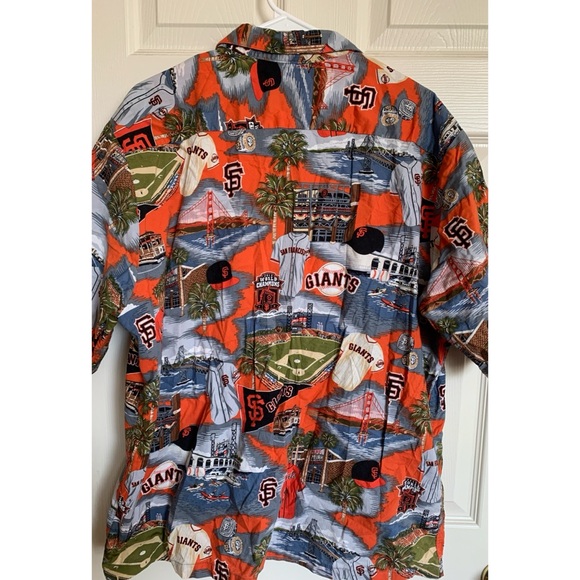 Reyn Spooner Giants World Champions Hawaiian Shirt Men’s XL - Picture 3 of 3